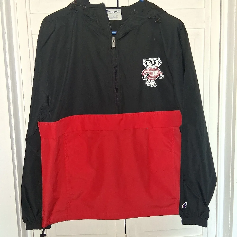 Champion Men's Black and Red Jacket